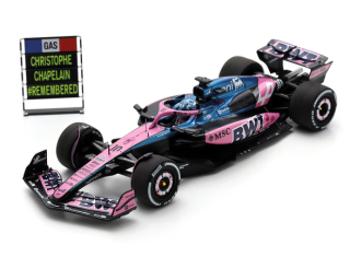 BWT Alpine F1 Team A525 #10 P.Gasly Las Vegas GP 2025 with Pit Board 1:43 Spark