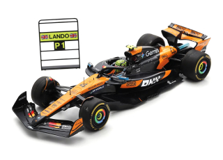 McLaren MCL39 #4 L.Norris Winner Brazilian GP 2025 with Number Board 1:43 Spark