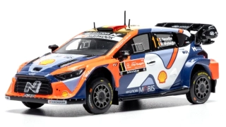 Hyundai i20 N Rally1 #1 Neuville/Wydaeghe Rally Portugal 2025 1:43 Ixo Models