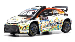 Toyota GR Yaris Rally2 #23 Solans/Sanjuan Safari Rallye Kenia 2025 1:43 Ixo Models