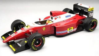 Ferrari F1 F93A Team Scuderia Ferrari #28 G.Berger European Donington Park GP 1993 with Rain Tyres 1:18 Tecnomodel