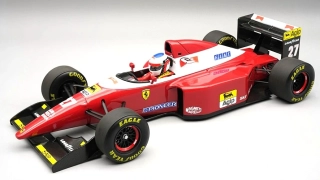 Ferrari F1 F93A Team Scuderia Ferrari #27 J.Alesi Monaco GP 1993 with Pilot Figure 1:18 Tecnomodel