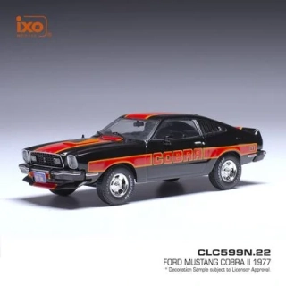 Ford Mustang II Cobra 1977 black/decor 1:43 Ixo Models