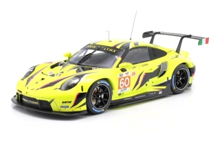 Porsche 911 991-2 4.2L RSR-19 Team Iron Lynx #60 Cressoni/Picariello/Schiavoni 24H Le Mans 2023 1:18 Ixo Models