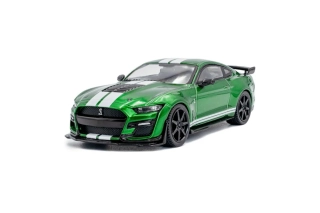 Shelby Mustang GT500 2020 eruption green metallic/white stripes 1:43 Solido