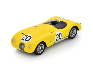 Jaguar XK 120 C #20 Laurent/de Tornaco 9th 24H Le Mans 1953 1:43 Spark