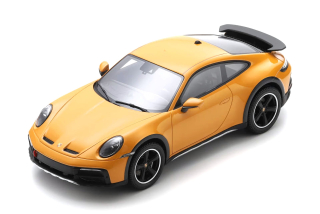 Porsche 911 Dakar 992 2023 bahama yellow 1:18 Spark