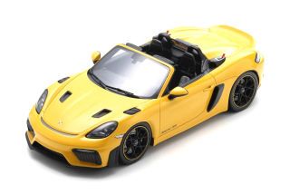 Porsche 718 Spyder RS 2023 speed yellow 1:18 Spark