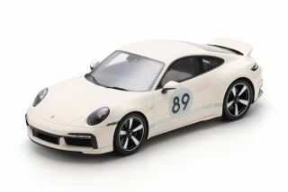 Porsche 911 Sport Classic 992 Heritage Package 2022 light ivory 1:12 Spark