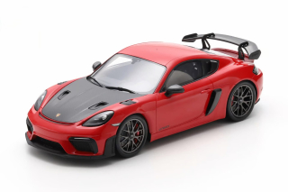 Porsche 718 Cayman GT4 RS Weissach Package 2024 guards red 1:12 Spark
