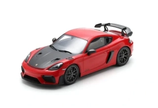 Porsche 718 Cayman GT4 RS Weissach Package 2024 guards red 1:12 Spark