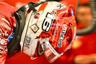 Helmet - Charles Leclerc - Scuderia Ferrari HP Las Vegas GP 2025 1:5 Look Smart Models