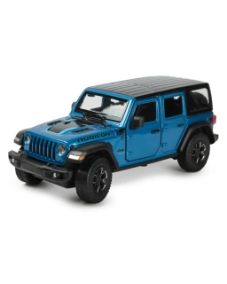 Jeep Wrangler Rubicon 4xe blue 1:24 Rastar