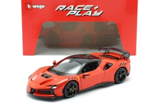 Ferrari SF90XX Stradale 2024 orange/red 1:18 Bburago