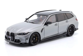 BMW M3 G81 Touring with Performance Parts 2024 frozen pure grey metallic 1:18 Solido