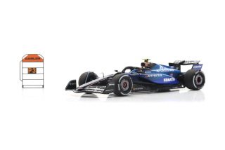 Atlassian Williams FW47 #55 C.Sainz 3rd Qatar GP 2025 with Pit Board 1:43 Spark