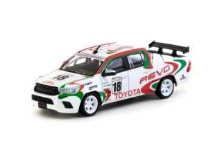 Toyota Hilux #18 white/red/green 1:64 Tarmac