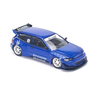 Pandem Honda Civic EG6 blue 1:64 Pop Race
