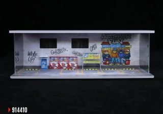Diorama *Graffiti With Light* 1:64 Black Box Diorama