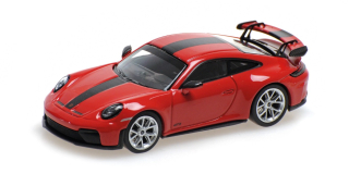 Porsche 911 (992.2) GT3 2025 With Weissache Package red 1:64 Minichamps