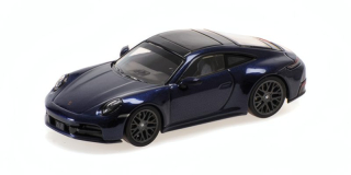 Porsche 911 (992.2) Carrera 2025 blue 1:64 Minichamps