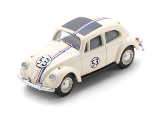 Volkswagen Kever Herbie #53 Rally cream/red/blue 1:64 Schuco