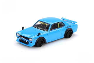 Nissan Hakosuka *Nissan LB-Works Hakosuka 2015* baby blue 1:64 Mini GT