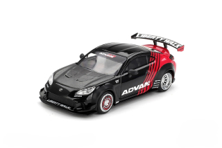 Toyota GR86 LB Nation *ADVAN* 2025 black 1:64 Mini GT