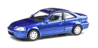Honda Civic EM1 LHD 1999 pearl blue 1:64 Para64