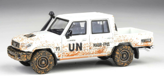 Toyota Land Cruiser LC79 Pick-Up UN MINUSCA 2014 white 1:64 Para64