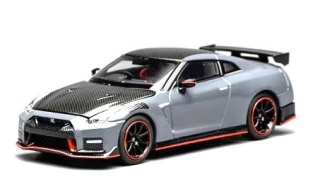 Nissan GT-R (R35) Nismo Coupe 2022 stealth grey carbon 1:64 Motorhelix 