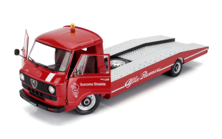 Alfa Romeo A12 Tow Truck 1977 red/black 1:18 Mitica