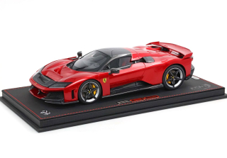 Ferrari F80 Rosso Supercar carbon wheels 1:18 B.B.R.