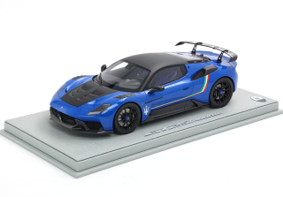Maserati GT2 Stradale Blu Infinito with Italian stripe 1:18 B.B.R.