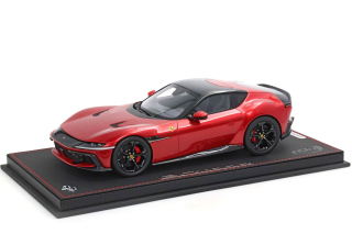 Ferrari 12Cilindri Rosso Imola black rims 1:18 B.B.R.