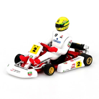 Senna Kart Formula K #2 A. Senna da Silva Masters Of Paris-Bercy 1993 1:64 Mini GT