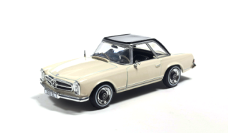 Mercedes-Benz 230SL W113 Hardtop 1964 beige/black 1:43 Ixo Models