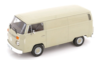 Volkswagen T2b Delivery Van 1972 light grey 1:18 KK Scale