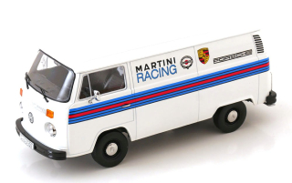 Volkswagen T2b Delivery Van Porsche Martini Racing 1972 white 1:18 KK Scale