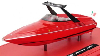 Riva Motoscafo 32 Ferrari 1990 2x Engine V8 780CV with Showcase red 1:43 KESS Model