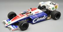 Toleman F1 TG184 Hart Turbo #20 P.Martini Practice Italy GP 1984 with Pilot Figure 1:18 Tecnomodel