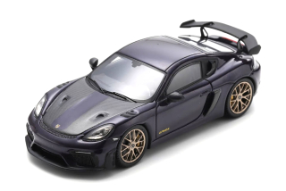 Porsche Cayman GT4 RS Weissach Package viola metallic 1:43 Spark