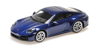 Porsche 911 (992.2) Carrera GTS 2024 blue metallic 1:43 Minichamps