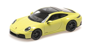 Porsche 911 (992.2) Carrera GTS 2024 yellow metallic 1:43 Minichamps