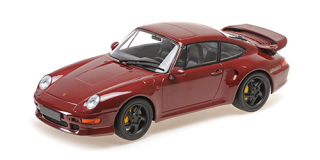 Porsche 911 993 Turbo S 1997 dark red metallic 1:18 Minichamps 