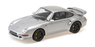 Porsche 911 993 Turbo S 1997 silver 1:18 Minichamps 