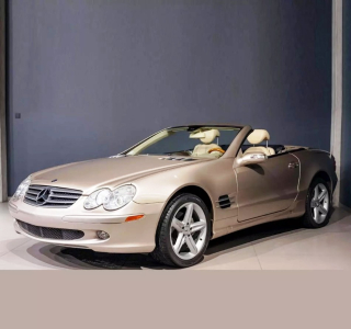 Mercedes-Benz SL 500 2003 beige 1:18 Norev