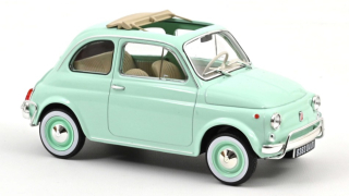 Fiat 500 L  with Special Birth Pack pastel blue 1:18 Norev