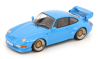 Porsche 911 993 GT2 Coupe 1996 BBS Rims light blue 1:18 KK Scale