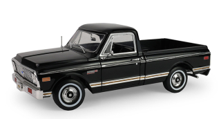 Chevrolet C10 Custom Pickup *Barrett-Jackson Scottsdale 2024* 1971 black 1:18 Highway 61